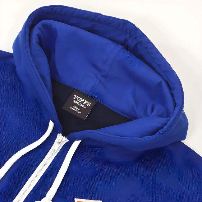 France 1924 Vintage Rugby Zipped Hoodie - Royal