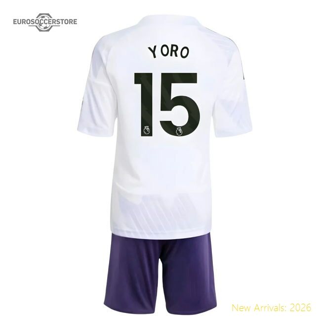 Official 2025-2026 Man Utd Away Mini Kit (yoro 15) - Premium Quality
