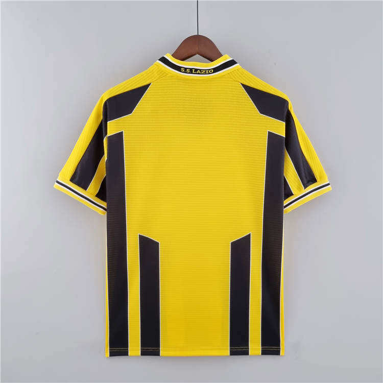 98-00 Lazio Retro Yellow Soccer Jersey Football Shirt - Official