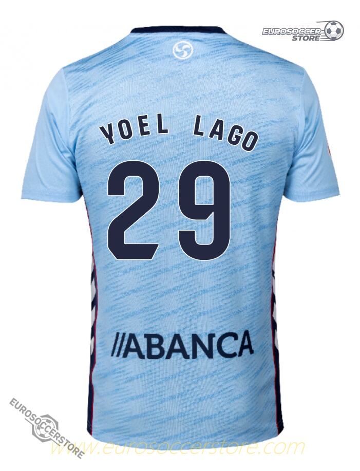 YOEL LAGO 29 RC Celta Home Jersey for the 25-26 Season