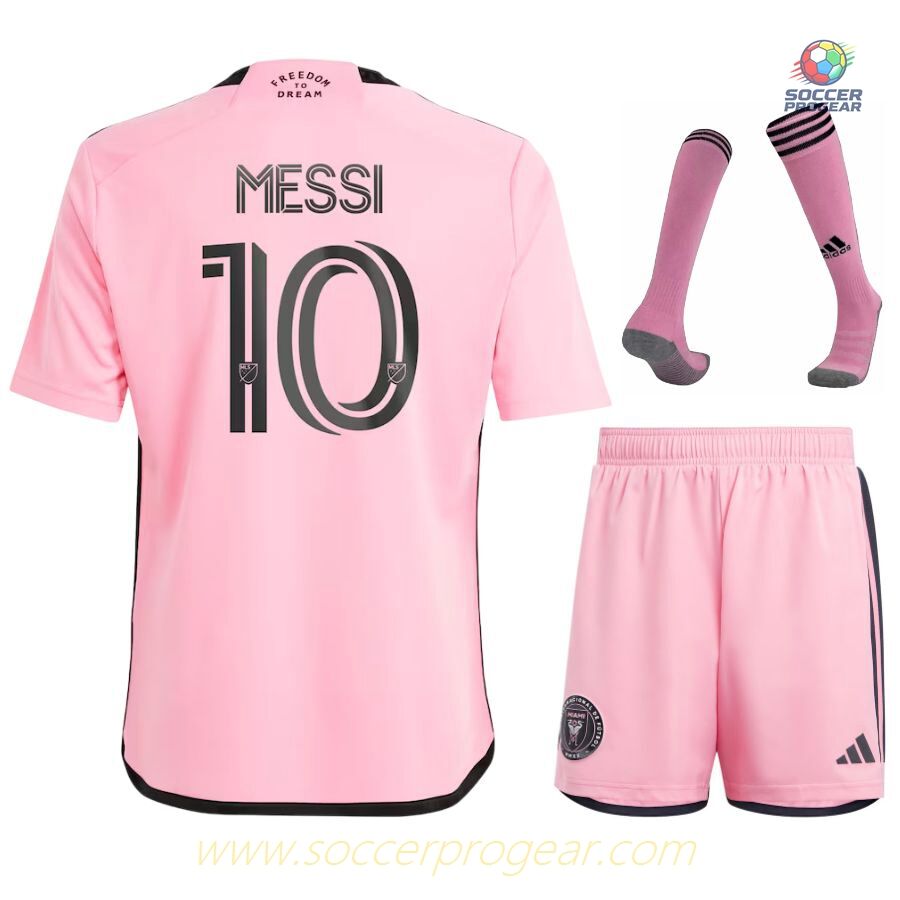 Inter Miami Home Children Jersey Set Football Jersey 2024/25 Collection Messi