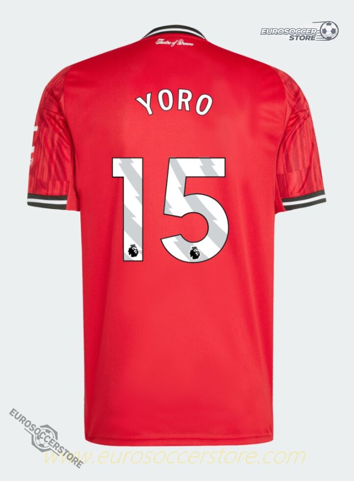 Manchester United 25-26 Home Jersey YORO #15