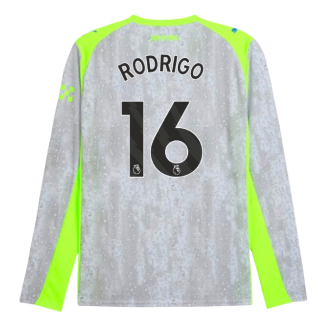 Rodrigo 16 Match Quality Man City 2025-2026 Third Uniform