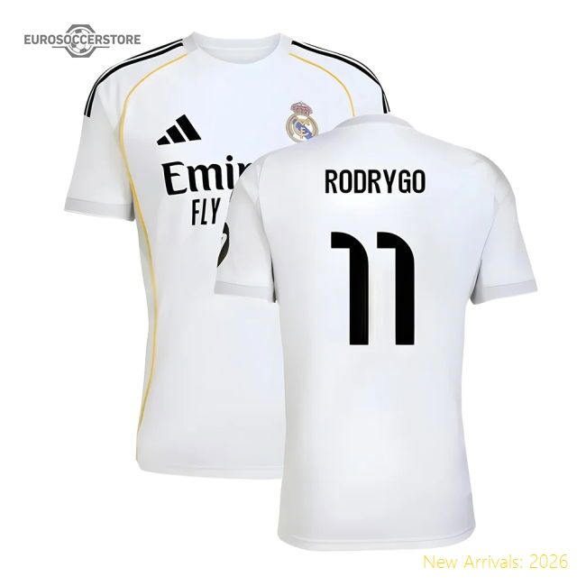 Real Primera Division Rodrygo Home Authentic Jersey Puma Drycell