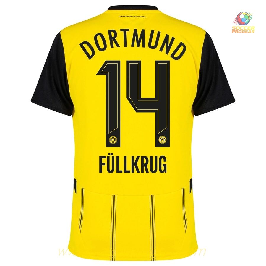 Soccer Team Shirt Dortmund Home 2024-25 Edition Fullkrug