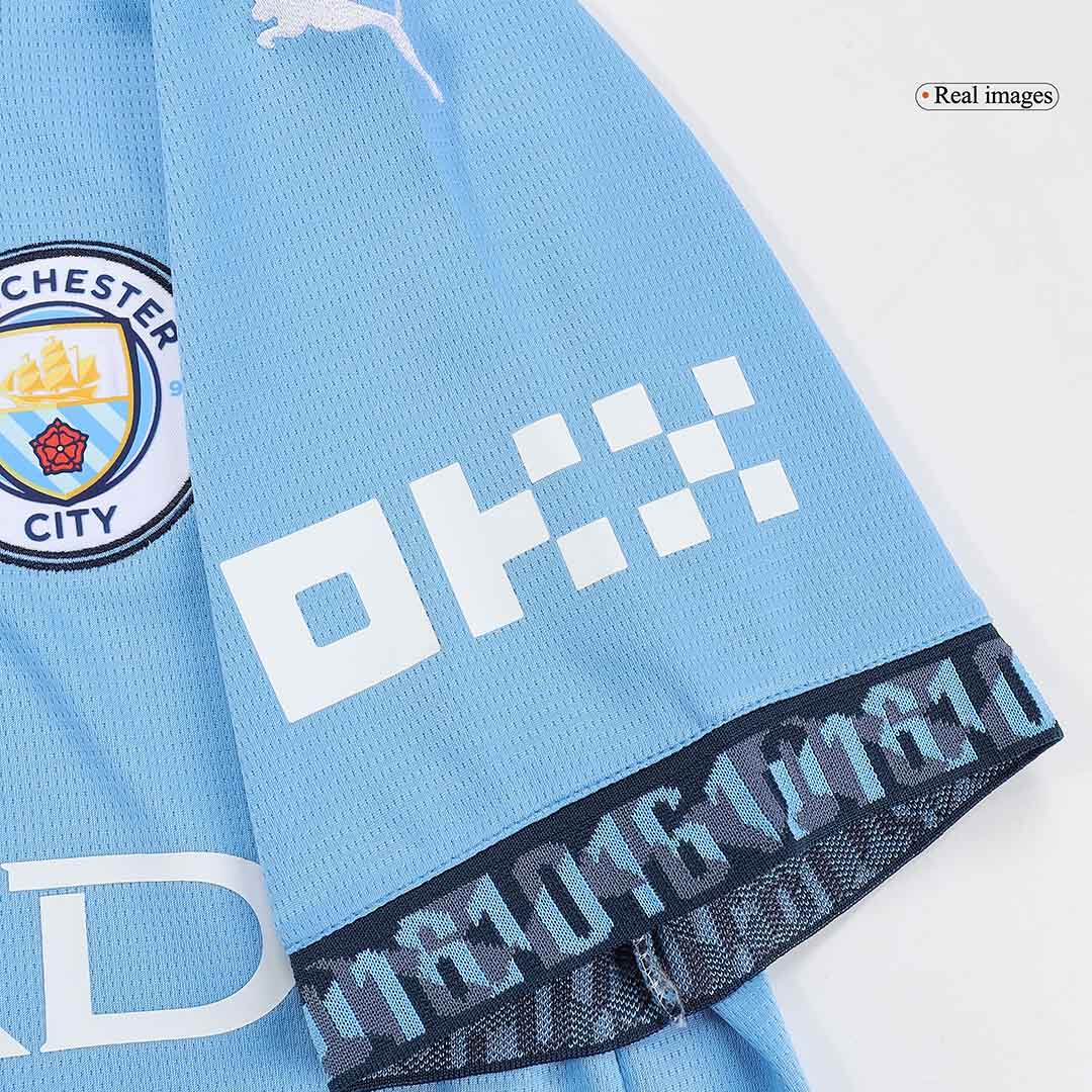 RODRIGO #16 Manchester City Home Soccer Jersey 2024/25 - UCLAuthentic