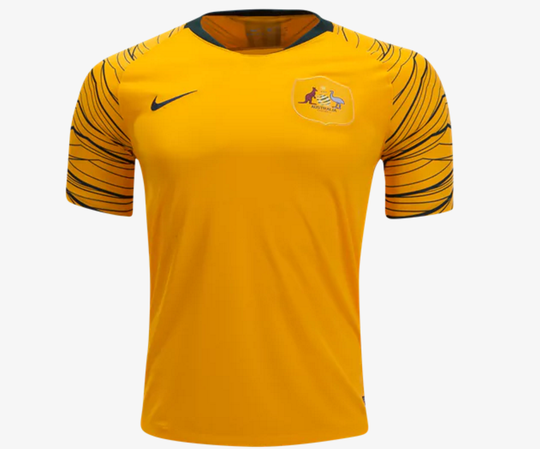 Australia Home 2018 World cup Soccer Jersey Shirt - World Cup