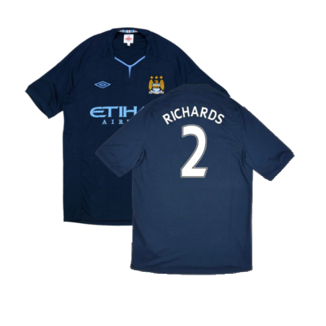 Manchester City 2010-11 Away Shirt ((Very Good) XL) (Richards 2)
