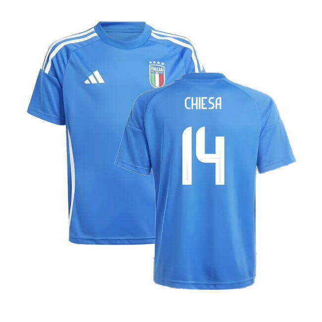 Wholesale 2024-2025 Italy Home Fan Jersey (Kids) (CHIESA 14) Mature