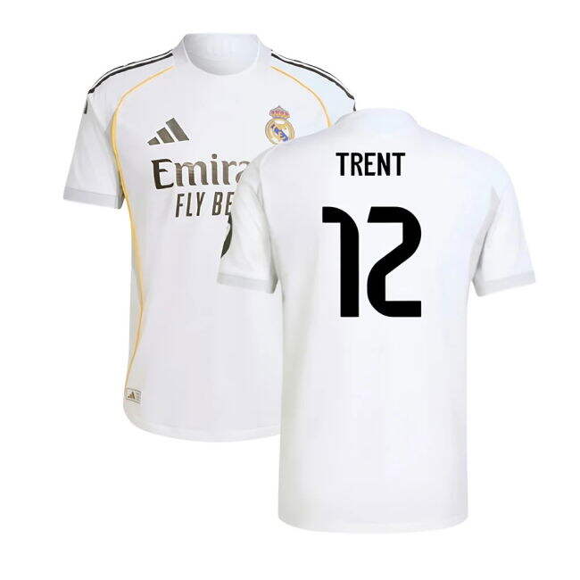 Camiseta Real Madrid Hombres Local 2025-2026 - Alta Calidad - Trent 12