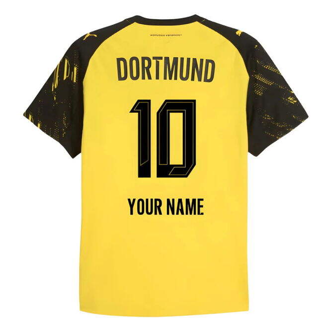 Borussia Dortmund Authentic official style Home Shirt 2025-2026 (Men