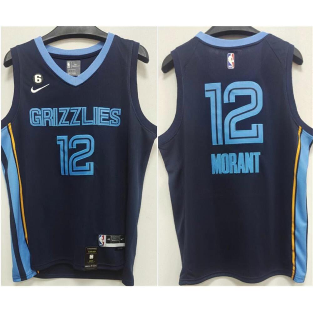 Durable Men's Memphis Grizzlies #12 Ja None Basketball Jersey