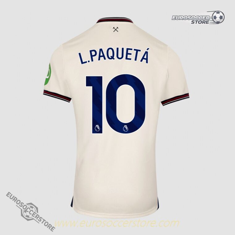 West Ham United 25-26 Season Away Jersey No.10 L.PAQUETÁ