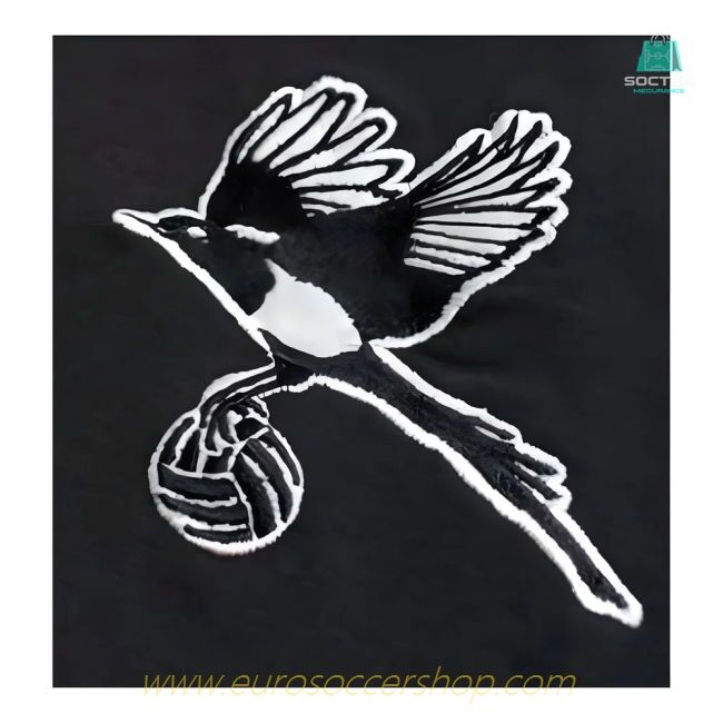 Newcastle Shearer The Magpie 9 Retro Shirt (Black)