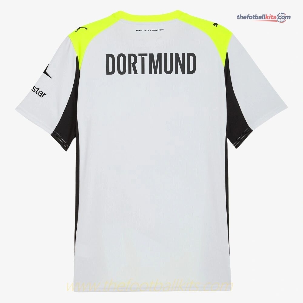 Official Borussia Dortmund Away Football Shirt 2025/26 Season