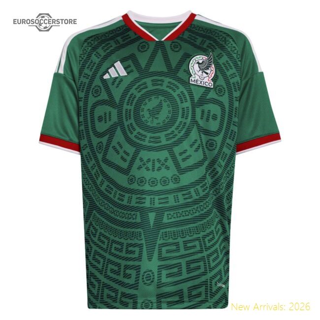 Mexico Kids 20262027 Home Top Jersey 7years Contemporary