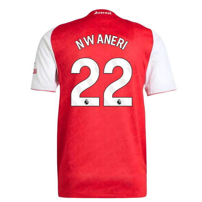 2025-2026 Arsenal Authentic Home Shirt (Nwaneri 22)