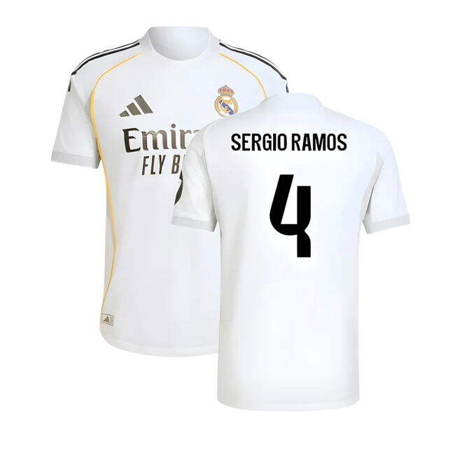 Original Replica Real Madrid Home Fan Jersey for Adults (Sergio 4) (1)