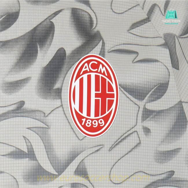 2025-2026 AC Milan Warm Up Jersey (Smokey Gray) (Ronaldo 99)
