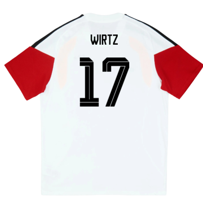 Official Germany 2026-2027 Home Short Sleeve Shirt - Wirtz Captain