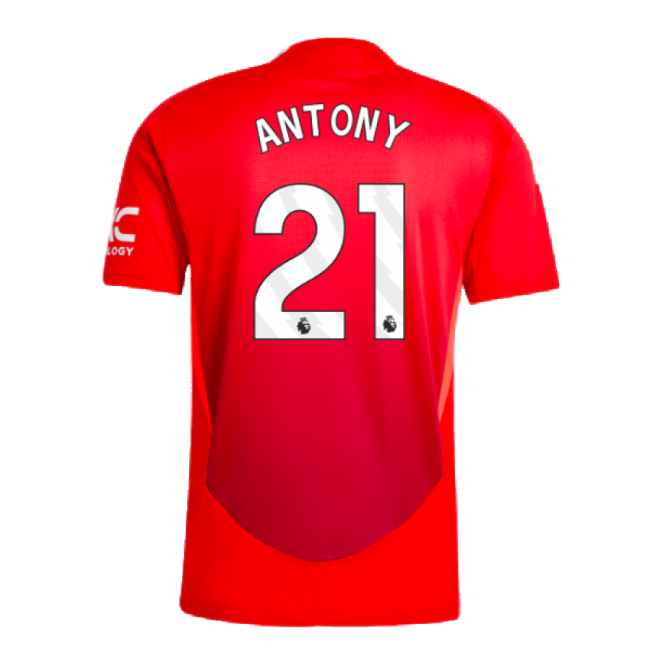 2024-2025 Man Utd Authentic Home Shirt (Antony 21) - premium
