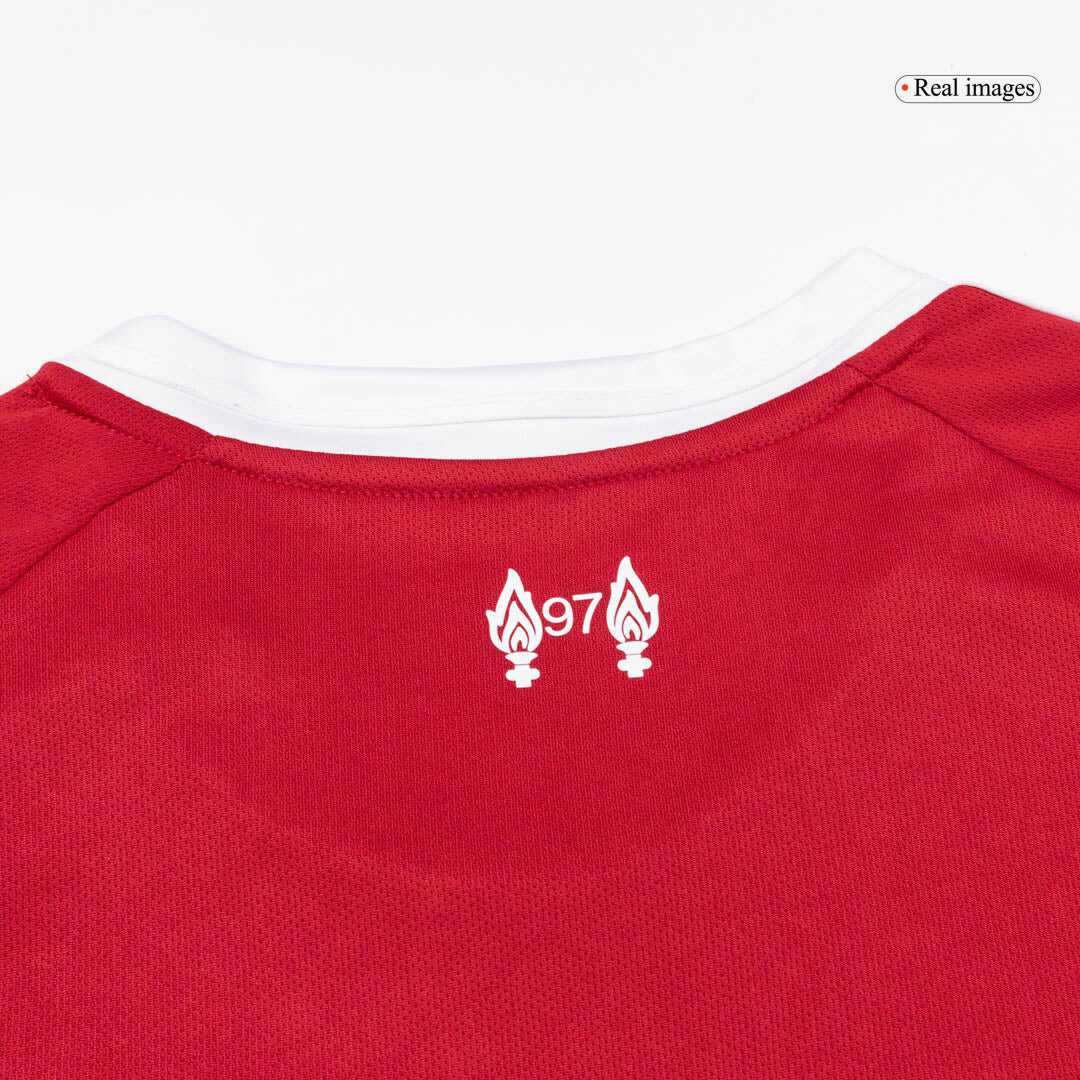 Liverpool Home Long Sleeve Soccer Jersey 2025/26