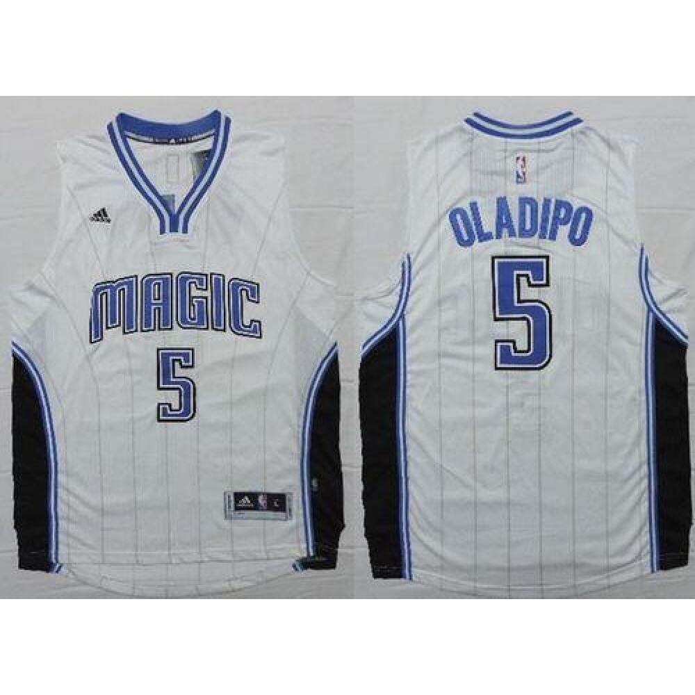 Revolution 30 Magic #5 Victor Oladipo White Stitched NBA Jersey