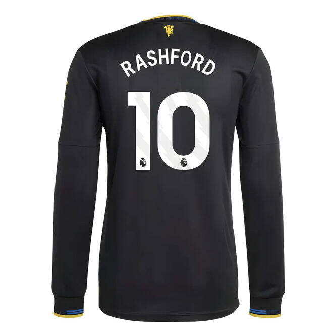 retro 2025-2026 Man Utd Authentic Long Sleeve Third Shirt (Rashford...