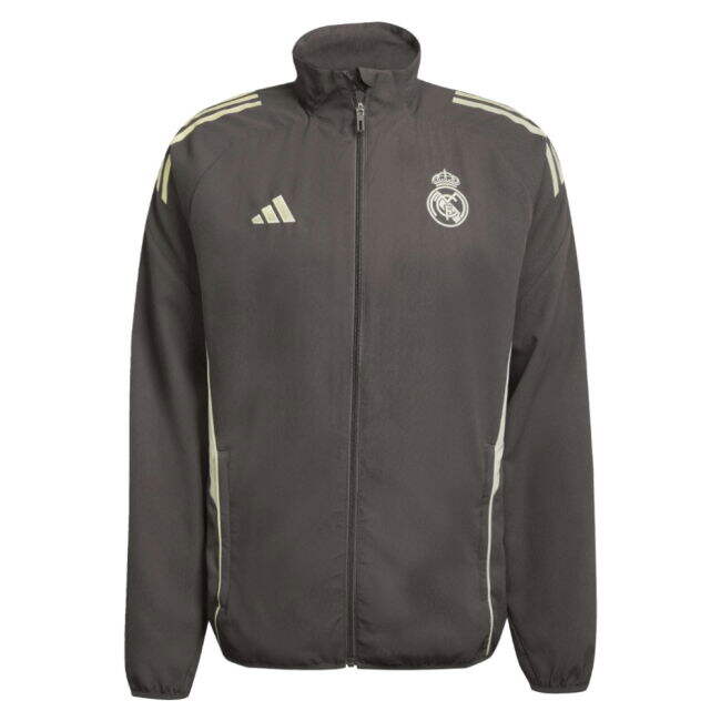 2025-2026 Real Madrid Presentation Jacket (Grey) - Match Day Ready ...