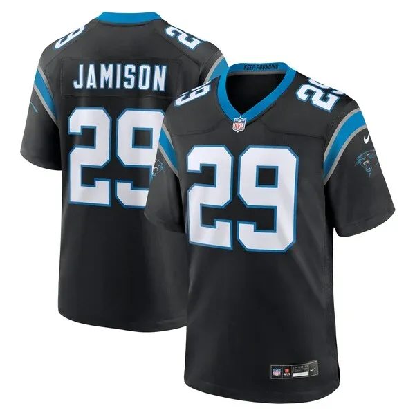 None Jamison Carolina Game Jersey - Black | NFL Player Jersey