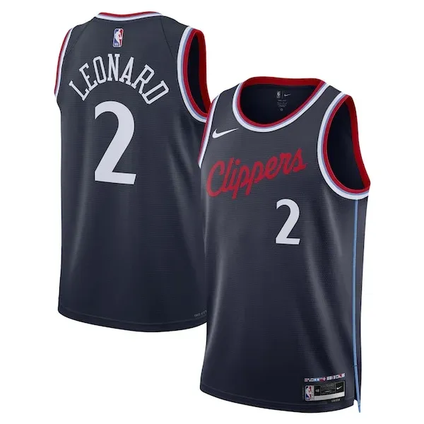 Kawhi Leonard LAC Swingman Jersey - trendy Basketball - Navy