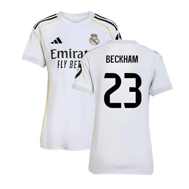 2025-2026 Real Madrid Home Shirt (Womens) (Beckham 23)