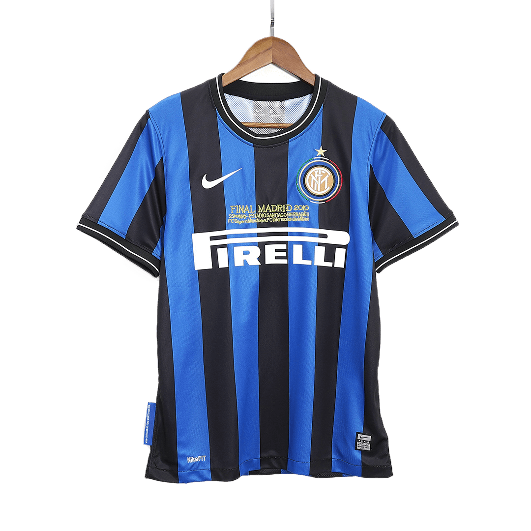 Retro 2009/10 Inter Milan Home Soccer Jersey - UCL FinalAuthentic Kit