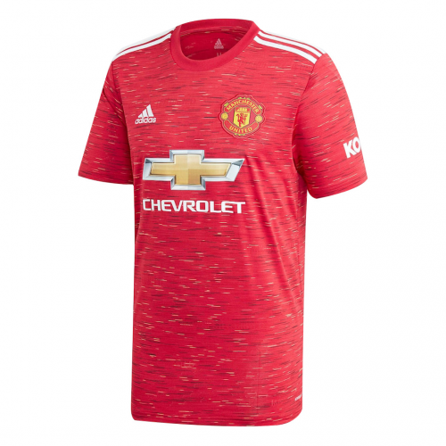 Manchester United 20-21 Home Red Soccer Jersey Shirt - Official