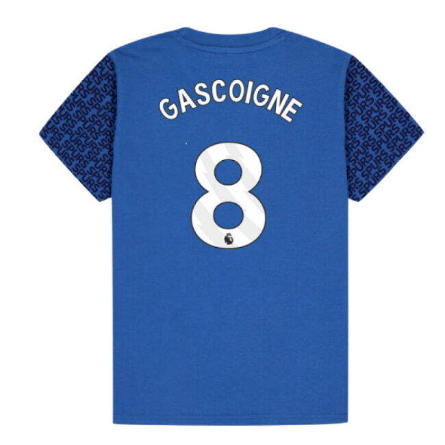 Tottenham Hotspur Graphic T-shirt (Blue) - Kids (Gascoigne 8)