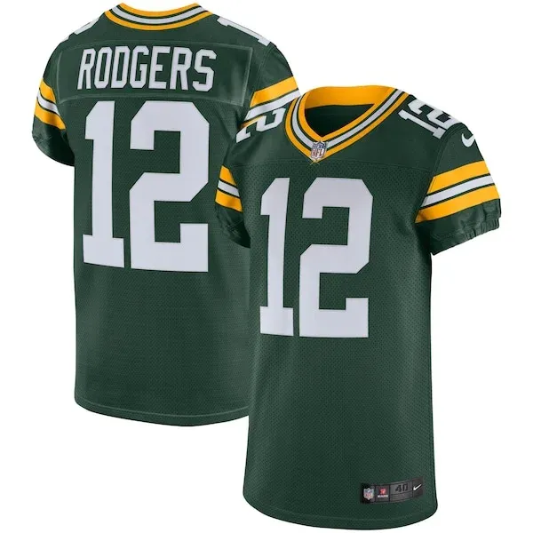 Green Bay Packers Aaron Rodgers Elite Jersey - Green | NFL Player J...