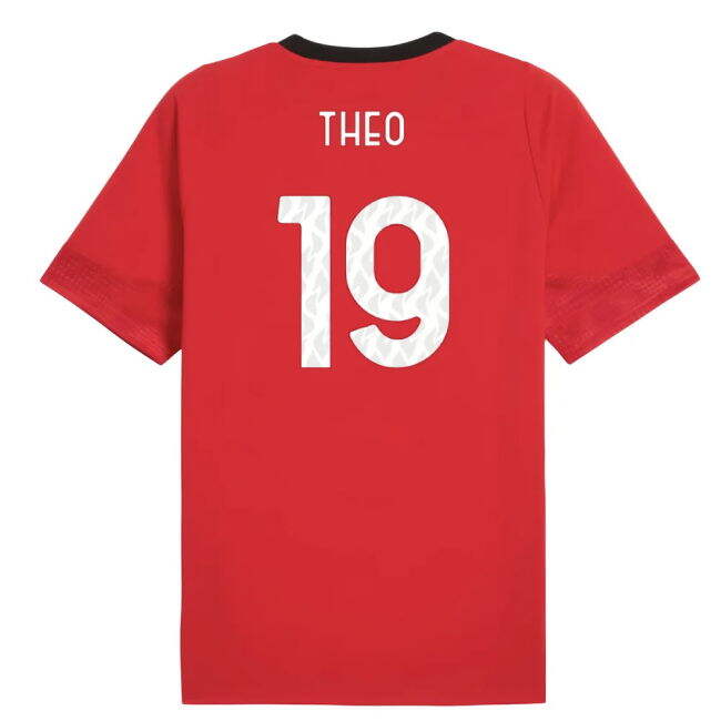 Theo 19 Unique AC Milan Training Rare Jersey 2025-2026