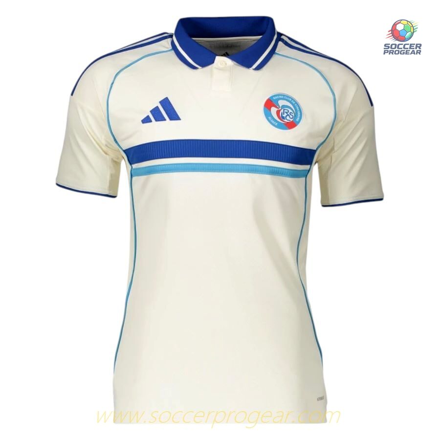 Strasbourg Away Children Soccer Football Shirt 2025-2026