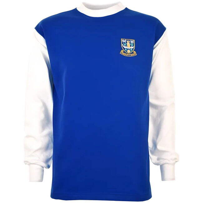 Original Sheffield Wednesday 1960s Retro Football Shirt