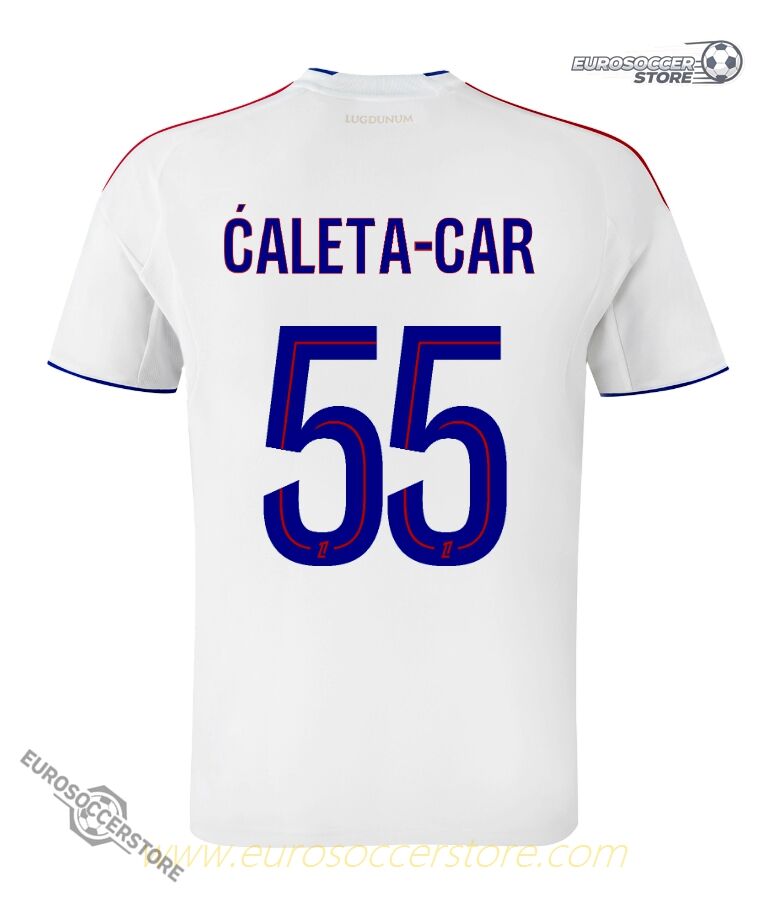 Olympique Lyonnais Lyon Home ĆALETA-CAR 55 Jersey for the 25-26 Season