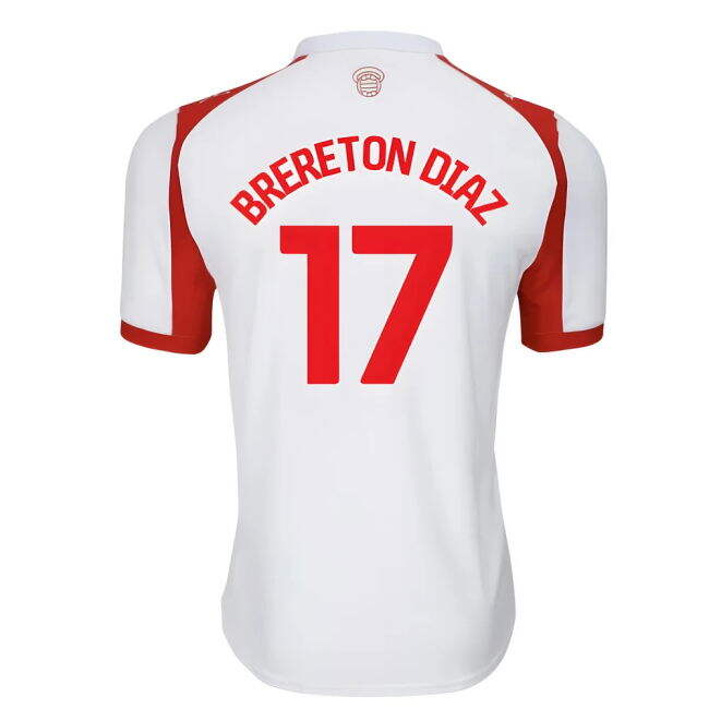 Updated Southampton Home Soccer Jersey 2025-2026 (Brereton 17) (Kids)