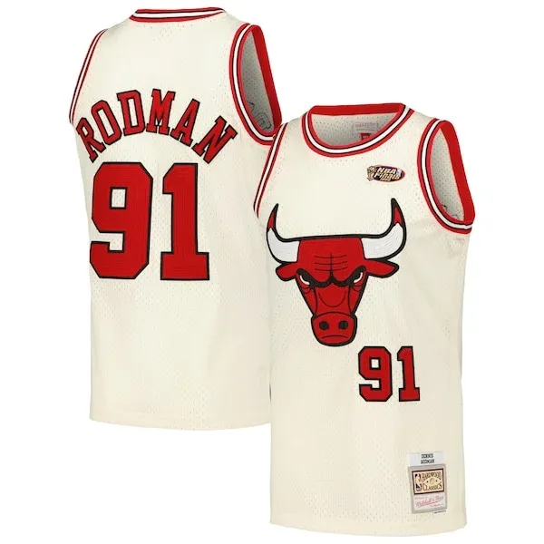 Dennis Rodman CHI Swingman Jersey - top-tier contemporary casual