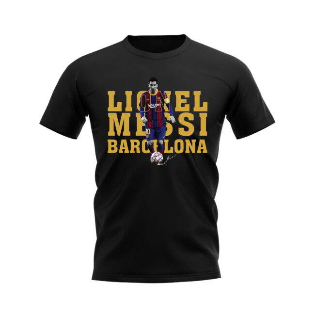 Lionel Messi Barcelona Player Tee (Black)