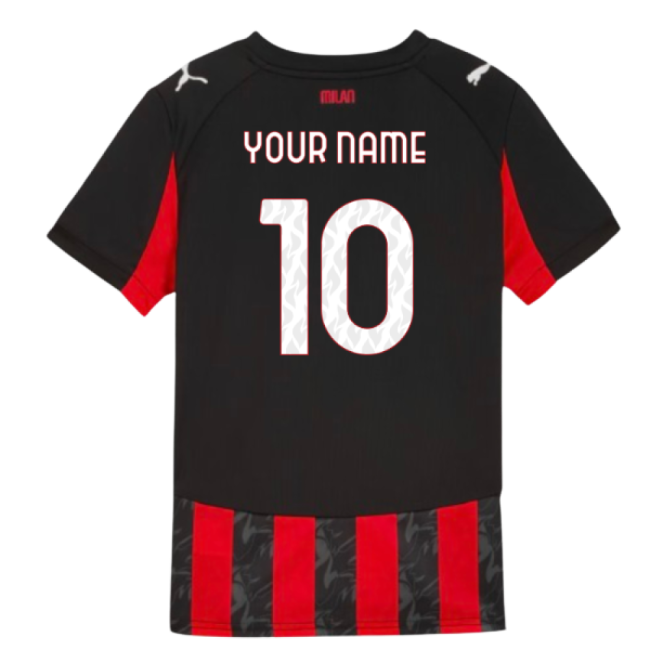 AC Milan 2025-2026 Home Jersey - Kids #59