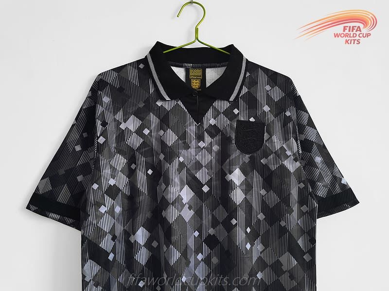 England 1990 Special Black Football Kit