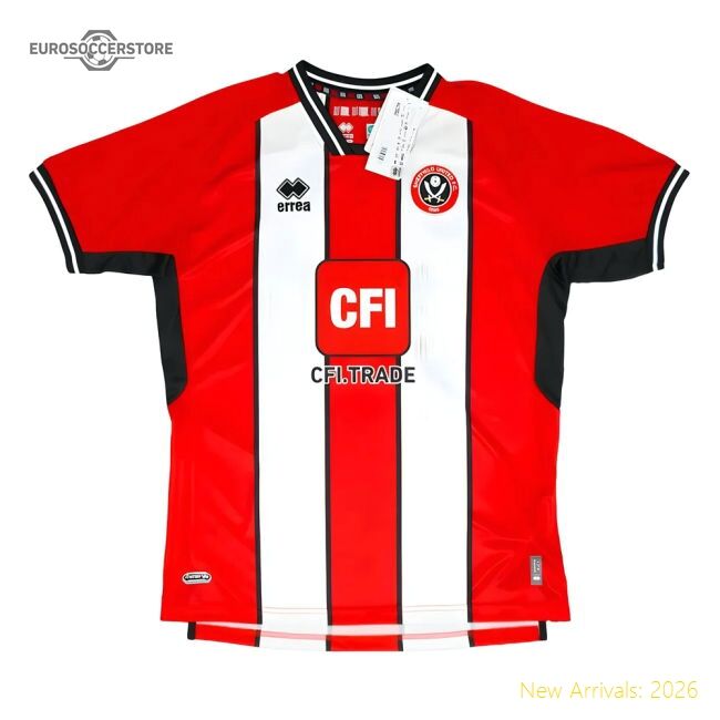 Authentic 2023-2024 Sheffield United Home Shirt - Premium Quality