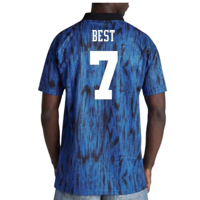 Superior Craftsmanship Intense Football Man Utd Away Retro Shirt B...