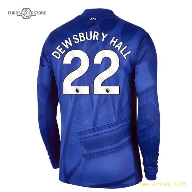 Premium 2025-2026 Chelsea Home Long Sleeve Shirt (dewsbury Hall 22)