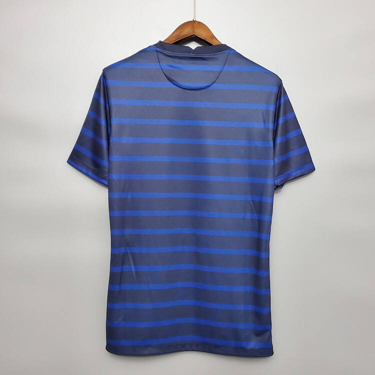 Quick Dry 20-21 FRANCE EURO 2020 SOCCER JERSEY HOME BLUE STRIPED