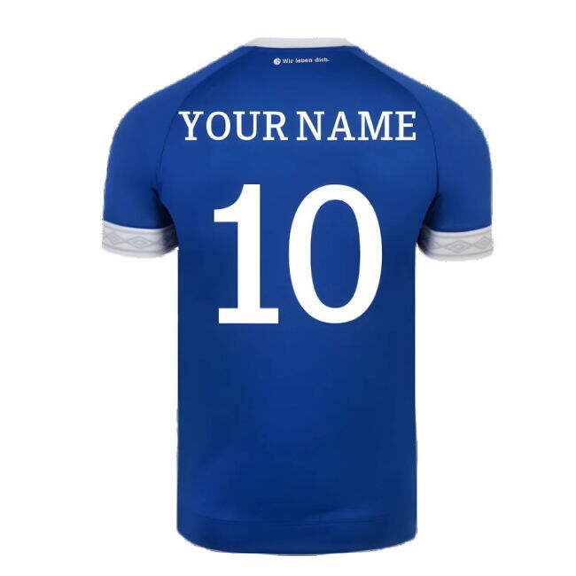Schalke 2018-19 Home Shirt ((Mint) XXL) (Your Name)